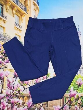 Jofit Crop Blue Ankle Pleated Pants Size‎ Small